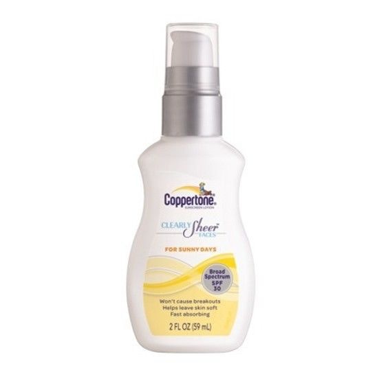 coppertone sunny days face lotion