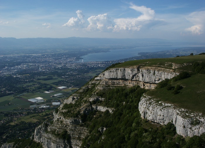 mount saleve mountain view landscape holiday